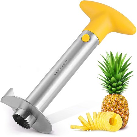 ZULAY KITCHEN Zulay SC Pineapple Corer  Black ZULB0897YM9J3